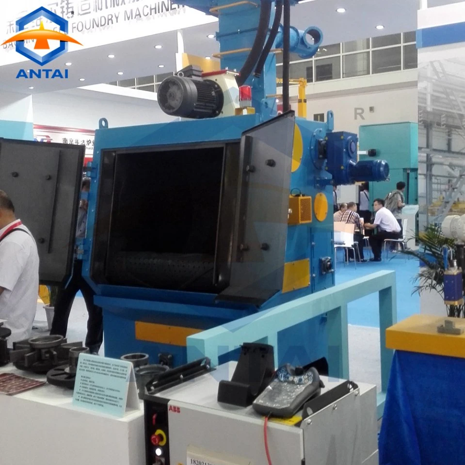 Qingdao Antai Tumble Shot Blasting Machine with Rubber Belt Conveyor