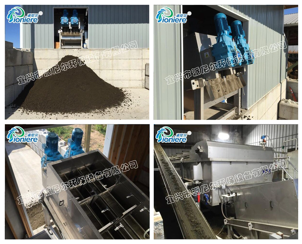SS304 Shaftless Screw Conveyor for Dewatered Waste Sludge Transfer