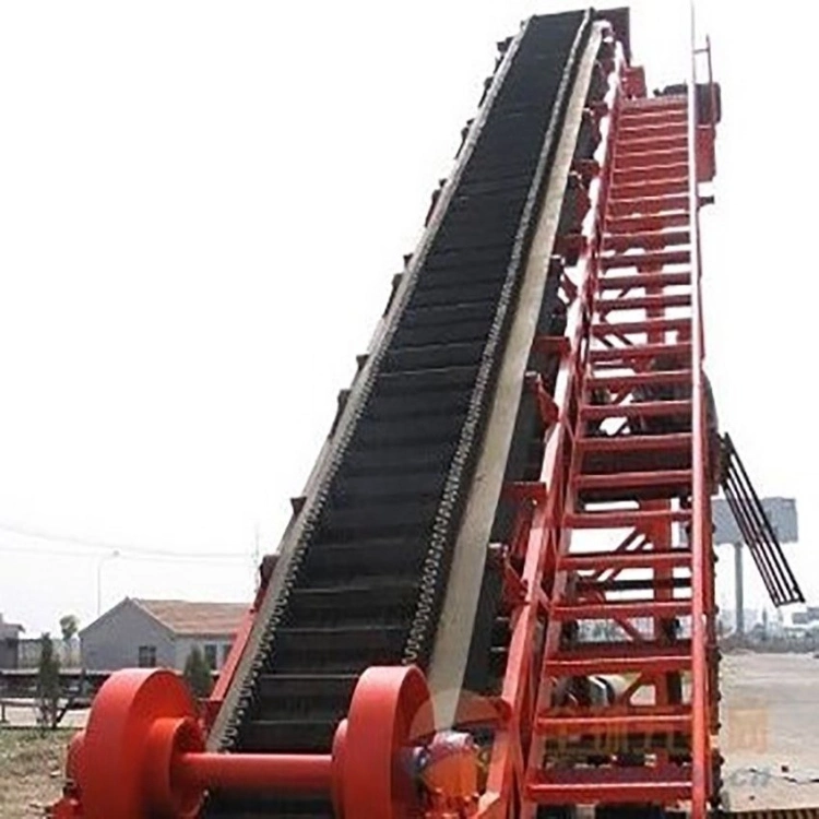 Good Service Carbon Steel Corrugated Rubber Inclined Belting Sidewall Belt Conveyor Factory