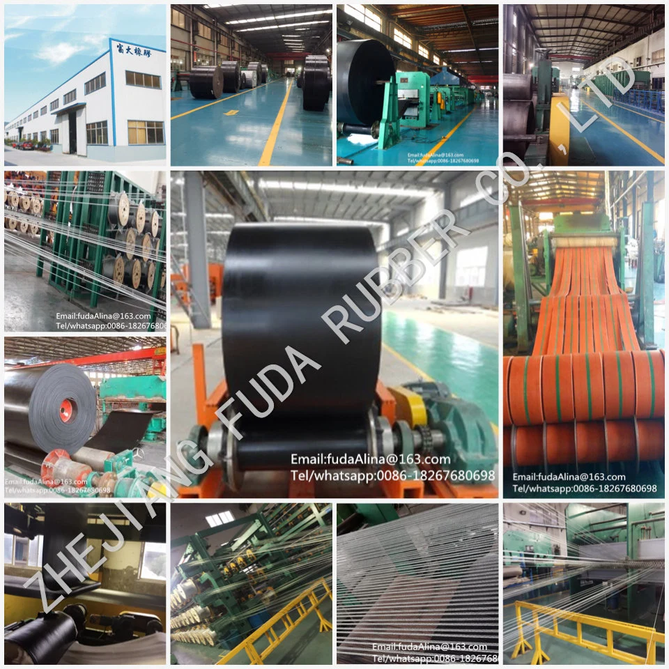 Corrugated Sidewall V Rubber Conveyor Belt (ISO Certified)