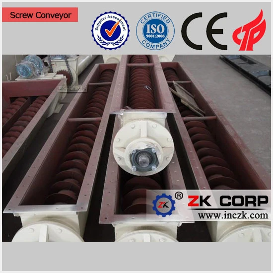 Small Tubular Limestone Rock Screw Conveyors Made of Stainless Steel