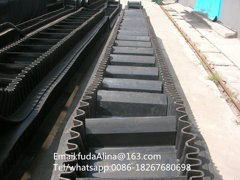 High Quality Cheap Made in China Corrugated Sidewall Rubber Conveyor Belt and Material Conveying Machine