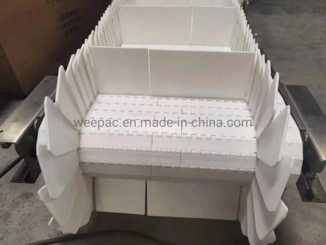Large Angle Belt Conveyor Sidewall Conveyor with Plastic Belt for Bulk Material