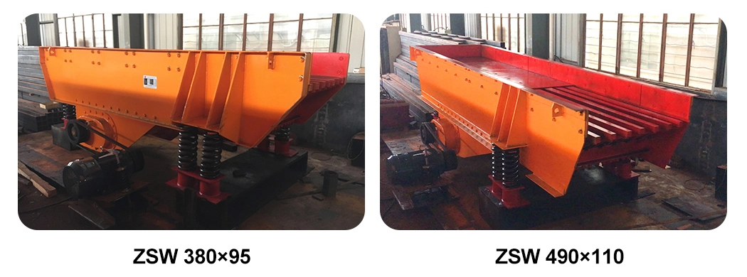 Stone Vibrating Grizzly Feeder SeriesZSW490*110 ZSW600*180Double Desk for Crusher Mining on Promotion Price