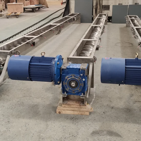 300mm Trough Auger Screw Conveyor for Industry Wastewater
