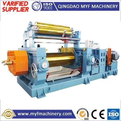 Hardened Reducer Xk560 22inch Rubber Two Roll Open Mixing Mill Machine for Making Conveyor Belt