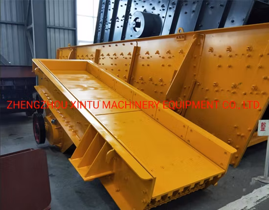 30-80ton/H Small Capacity Vibrating Hopper Vibrating Feeder for Stone Crushing Plant