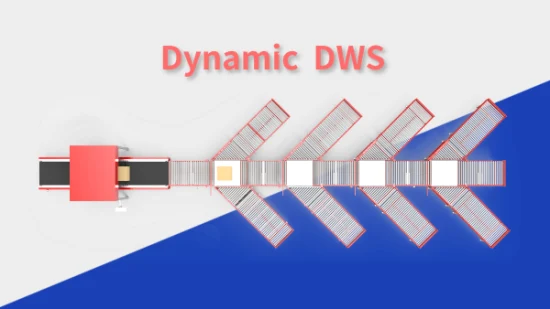 Dws System Solution Dimension Weight Scanning Dws Auto Telescopic Belt Conveyor Dws Warehouse Logistic System E-Commerce Parcel Sorting Machine