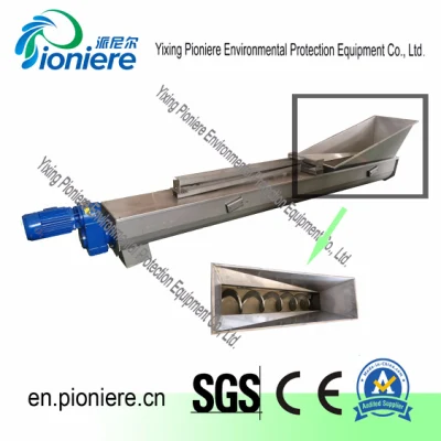High Efficiency Shaftless Screw Conveyor for Sludge Carrying