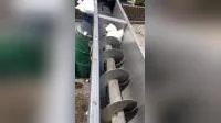 Bulk Material Handling Industrial Inclined Tubular Shafted Spiral Screw Conveyor