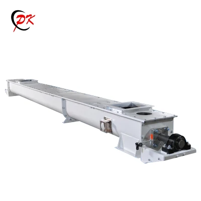 Customized New Heat Resistant Auger System Industrial Trough Screw Conveyor