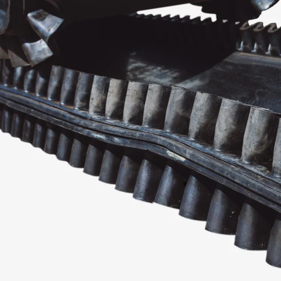 75mm Height Type-C Cleats Large Angle Corrugated Edge Rubber Conveyor Belt Skirt Sidewall Belt Conveyor