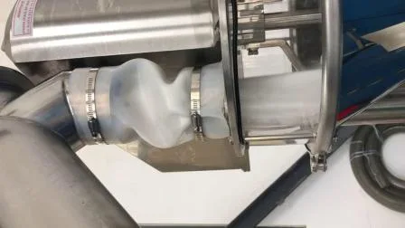 Industrial Tubular Screw Conveyor with Square Hopper